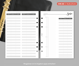 Einlagen "Sparziele" - Din A5