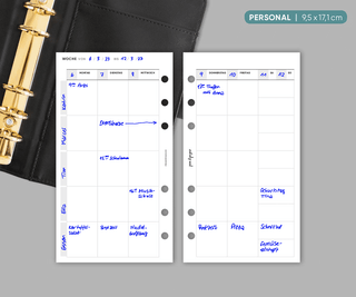 Undatierter Familienkalender - Kalendereinlagen - Personal