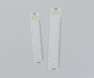 Lesezeichen "Today I will dream big, plan & do!" mit Lineal - für Ringplaner - Personal - 9,5 x 17,1 cm