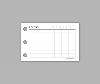 Planner Cards "Routinen"