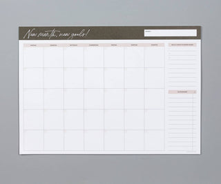 Notizblock "New month new goals" - Din A4