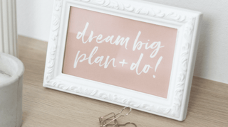 Dream big, plan + do! Auch wenn das Jahr 2020 alles auf den Kopf gestellt hat
