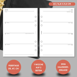 Kalender „Zeilen“ - 1W2S - All In One