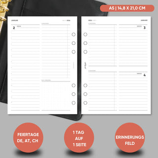 Kalender „Tagesplan“ - 1T1S - All in One