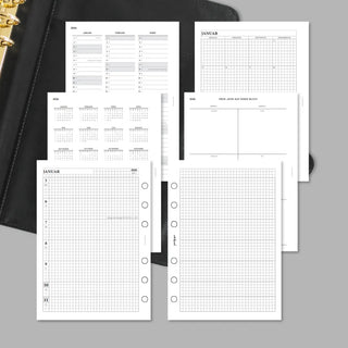 Kalender „Kariert" - Familienkalender - 1W2S - All in One