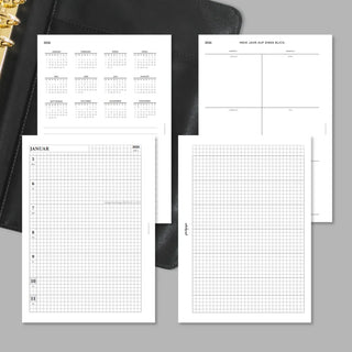 Kalender „Kariert“ - Familienkalender - 1W2S