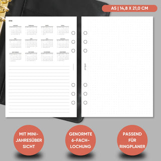 Kalender „1 Woche auf 4 Seiten“ - All in One