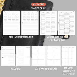 Kalender „1 Woche auf 4 Seiten“ - All in One