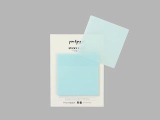 Sticky Notes - glitzerende transparente Haftnotizen - 76 x 76 mm