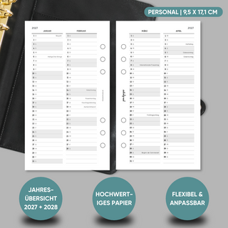Kalender „Spalten + ToDo“ - 1W2S - All in One