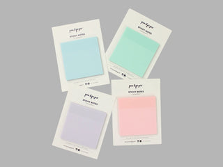 Sticky Notes - glitzerende transparente Haftnotizen - 76 x 76 mm