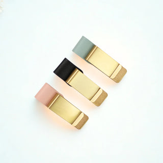 Stiftschlaufe - goldener Metallclip