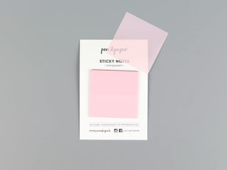 Sticky Notes "rosa" - transparent - 5 x 5 cm