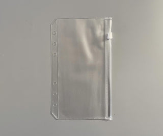 Klarsichthülle "Zip" für Ringplaner - Personal - 9,5 x 17,1 cm