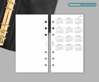 Kalender „1 Woche auf 4 Seiten" - Personal