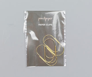 Paper Clips - große Klammer - 3er Set - gold